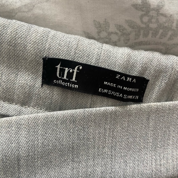 ZARA gray ankle length trousers - Picture 3 of 4